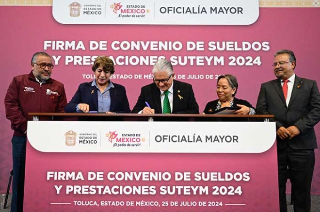 Gobernadora Firma Convenio SUTEyM 2024 Con Incremento Salarial Y Nuevas ...