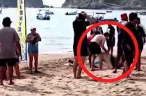 #Video: ¡Alerta! Tras ataque de tiburón, prohiben actividades acuáticas en playas de Jalisco