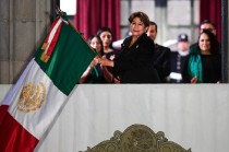 Delfina Gómez Álvarez presidió el Grito de Independencia en el marco del CCXIV aniversario del inicio de este movimiento insurgente.