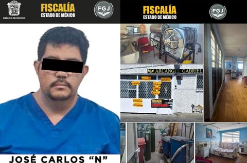 El médico fue ingresado al penal de Nezahualcóyotl, mientras la clínica permanece bajo investigación tras haber sido cateada.