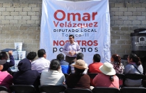 Omar Velázquez mejora espacios públicos y educativos en Toluca