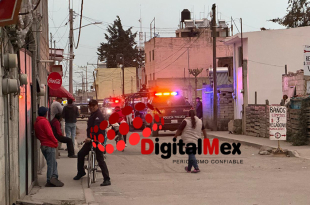 Al sitio arribaron elementos de la Policía Municipal para resguardar la zona.