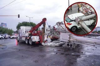 Espectacular cae en Tlalnepantla; sin lesionados