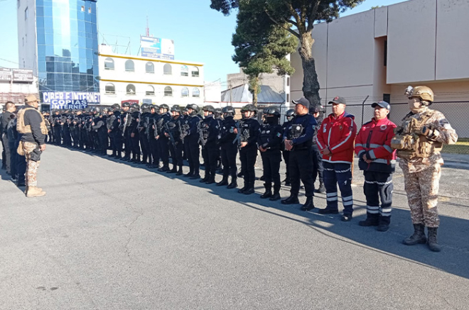 Elementos de Protección Civil de Toluca despliegan operativo especial durante Semana Santa.