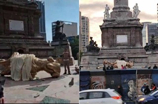 El incidente ocurrió el pasado 21 de octubre de 2024 y a pesar de la preocupación inicial, la caída de la figura no se debía un accidente, sino que fue parte de una grabación para una película.