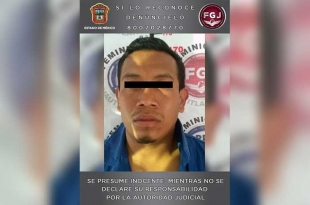 Aprehende FGJEM a sujeto que habría asesinado a su pareja sentimental en Zumpango