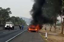 Aparentemente por falla mecánica inció el fuego
