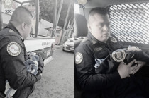 Bebé encontrada en la estación UAM-I antes de su hospitalización