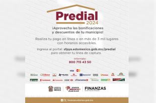 Invitan a realizar el pago de predial y aprovechar las bonificaciones y descuentos vigentes en los municipios.