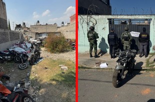 Se confirmó la presencia de 200 motocicletas, algunas con reporte de robo y 50 con número de identificación vehicular alterado