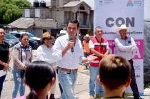 Oscar Sánchez, presidente municipal de Almoloya de Juárez anunció que recorrerá todo el municipio