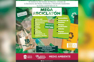 La actividad busca fomentar la economía circular y la conciencia ecológica en la población.