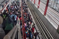 La zona de obra es la estación Lechería, en Cuautitlán Izcalli.