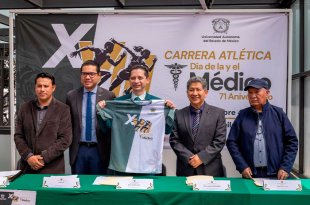 En rueda de prensa fue presentada la edición 18 de la Carrera Atlética del Día de la y el Médico, que se realizará el próximo 4 de octubre en Toluca.