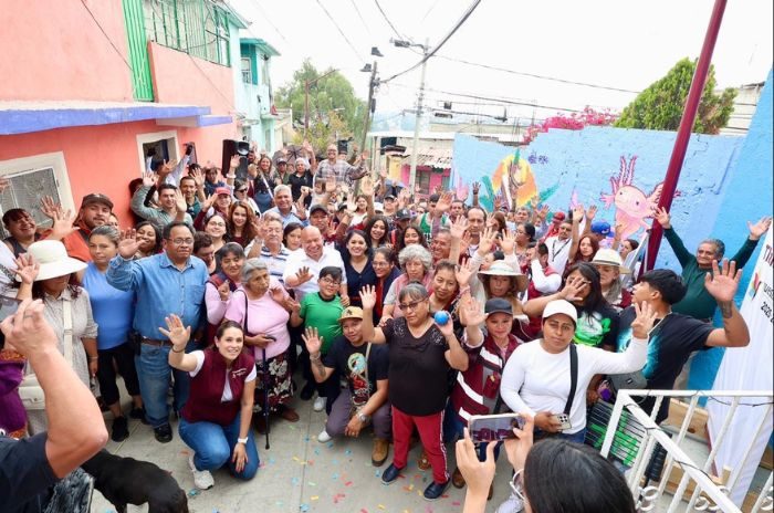 Con obras de pavimentación, iluminación y renovación urbana, autoridades municipales entregaron la rehabilitación integral del Andador Av. Morelos