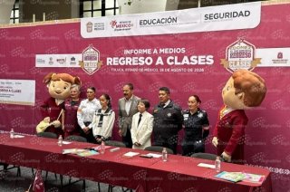 Miguel Ángel Hernández Espejel informó sobre el regreso a clases en el Estado de México.