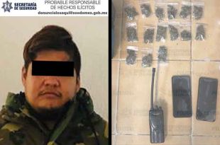 Agentes estatales observaron a los dos individuos sospechosos en la localidad de El Terrero.