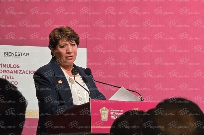 Delfina Gómez destacó el apoyo a organizaciones civiles para atender a población vulnerable.