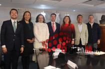 Los diputados del PRI durante la presentación de propuestas para proteger a turistas y apoyar la movilidad en el norte del Estado de México.