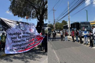 Los estudiantes han anunciado que mantendrán una huelga de hambre hasta que las autoridades mexiquenses den una respuesta favorable a sus peticiones.