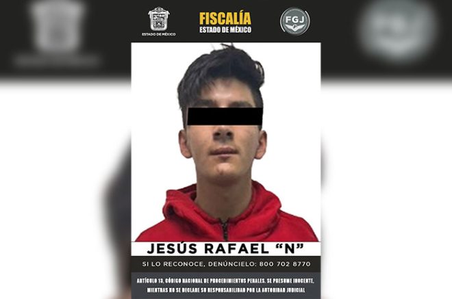 Jesús Rafael “N” fue ingresado al penal de Nezahualcóyotl, donde quedó a disposición de un juez que definirá su situación legal.