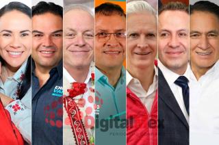 Alejandra del Moral, Enrique Vargas, Eric Sevilla, Mario Alberto Cervantes, Alfredo del Mazo, Eruviel Ávila, Mario Santana.