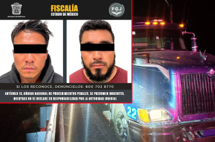 Los dos detenidos fueron presentados ante el Agente del Ministerio Público y luego ingresados al Centro Penitenciario y de Reinserción Social de Jilotepec.