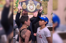 El pesaje para el combate entre la originaria de Ciudad Nezahualcóyotl, Estado de México, Silvia Torres, e Isa Rivero se realizó este jueves.