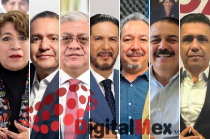 Delfina Gómez, Ricardo Moreno, Cristóbal Castañeda, Víctor Delgado, Rafael Andrade, Miguel Ángel Hernández, Jaime Amado López