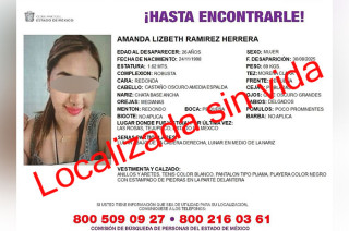 Lizbeth fue vista por última vez al encontrarse con su expareja.