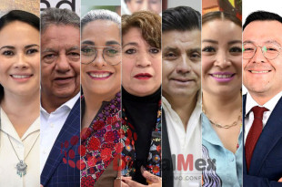 Alejandra del Moral, Higinio Martínez, Sandra Luz Falcón, Delfina Gómez, Felipe Martínez, Yoselín Mendoza, Daniel Sibaja