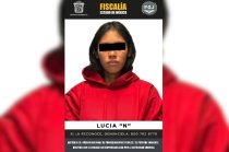 Elementos de la FGJEM detuvieron a Lucía “N”, señalada como probable responsable de un secuestro que causó la muerte de un hombre en Villa Victoria.