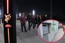 La gobernadora Delfina Gómez supervisa la instalación de dispositivos de seguridad como parte de la estrategia ‘Caminemos Seguras’ en Toluca, para proteger a mujeres y niñas.