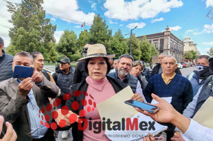 Maribel Estrada Chávez, representante de un grupo de elementos de CUSAEM, afirmó que los sueldos se han reducido en distintos periodos de 2025.