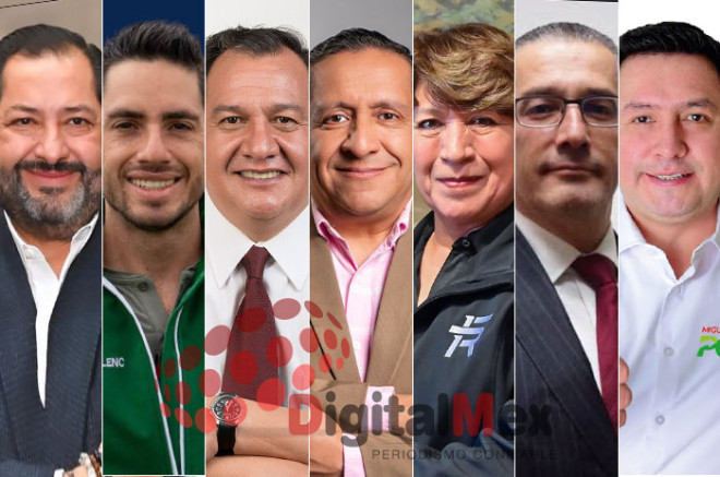 Francisco Vázquez, José Couttolenc, Óscar González, Héctor Macedo, Delfina Gómez, Alejandro Gómez, Miguel Ángel Ramírez 