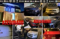 En un inmueble fueron asegurados dos vehículos de alta gama; un vehículo BMW, tipo X6, así como una camioneta marca Chevrolet tipo Cheyenne, con placas de circulación de Guerrero y Michoacán.