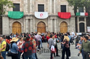 La marcha partió desde el parque Vicente Guerrero a mediodía y llegó a la sede del Poder Judicial del Estado de México en el centro de Toluca