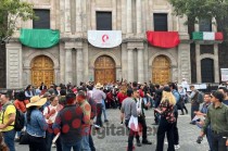 La marcha partió desde el parque Vicente Guerrero a mediodía y llegó a la sede del Poder Judicial del Estado de México en el centro de Toluca