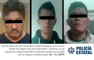 Capturan a tres presuntos asaltantes en Neza; policía recupera 30 mil pesos