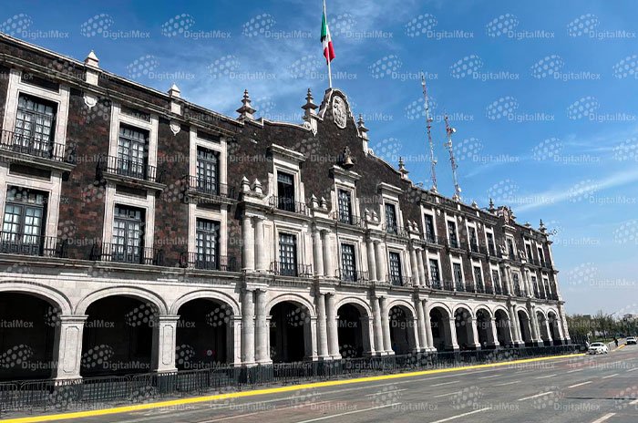 Palacio de Gobierno del Estado de México, ubicado en el centro de Toluca.