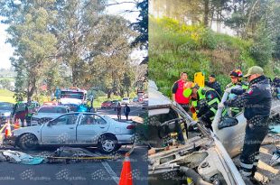 El accidente ocurrió a la altura del paraje El Basurero, donde equipos de emergencia rescataron a personas prensadas y la circulación permaneció parcialmente cerrada durante las diligencias.