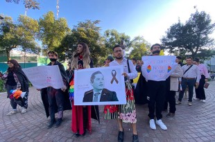 Marcha en Toluca para le magistrade Osiel Baena