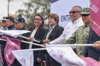 La gobernadora Delfina Gómez anunció la incorporación de Tultitlán al plan de seguridad que ha logrado reducir homicidios y robo de vehículos en municipios prioritarios del Estado de México.