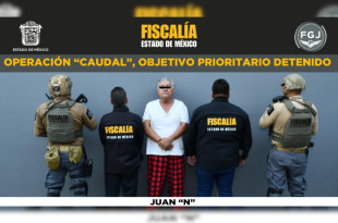 La Fiscalía detuvo a Juan “N”, presunto implicado en huachicoleo de agua