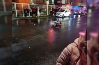 El joven se desplazaba entre la cerrada de China y Bosques de India, sobre la avenida México.