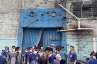 El estruendo se registró esta mañana en un inmueble de la calle Humberto Toledano.