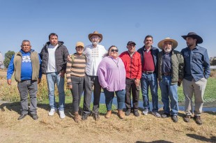 La Secretaría del Agua, autoridades federales y municipales visitan las lagunas de Chignahuapan, Chimaliapan y de San Nicolás 