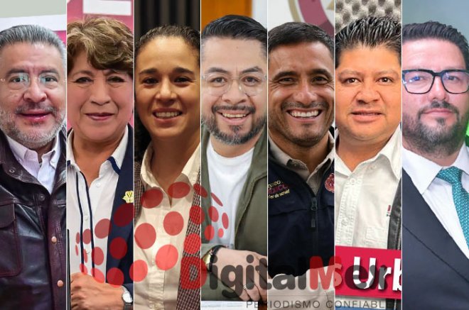 Horacio Duarte, Delfina Gómez, Amalia Pulido, Daniel Serrano, Adrián Hernández, Emmanuel Reyes, Adolfo Solís