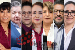María Esther Rodríguez, Higinio Martínez, Lenia Batres, Yasmín Esquivel, Delfina Gómez, Horacio Duarte, Cristel Pozas