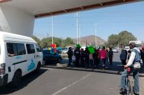 Los colonos se apostaron sobre la vía libre de la México-Puebla, a la altura de la colonia Citlamina, límite con Ixtapaluca